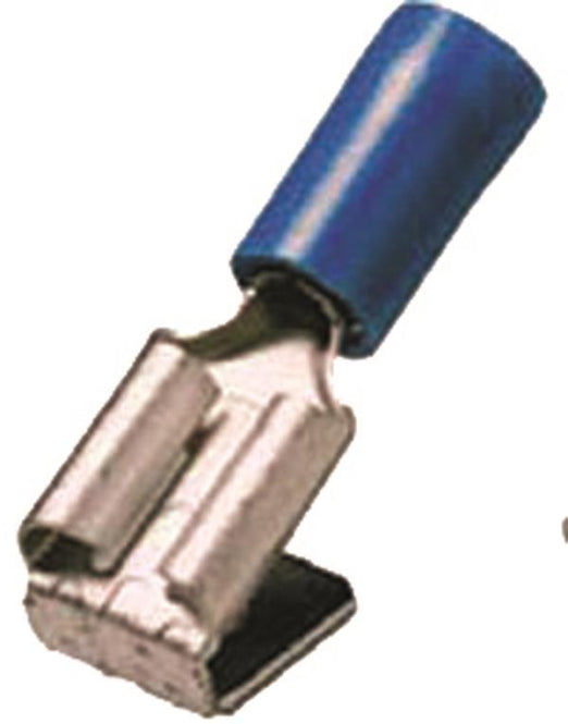 Intercable ICIQ2FHA isol. Steckverteiler 1,5-2,5qmm 6,3x0,8 blau m.Abzweig