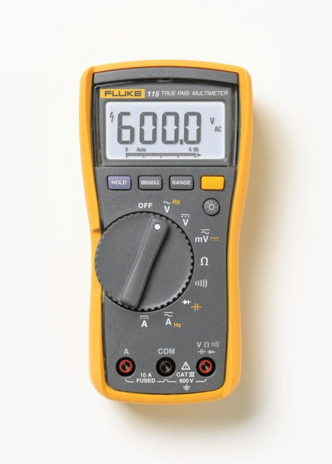 Fluke 115 EUR Echteffektiv DMM 6000dig   AC/DC-Strommessung 2583583            **