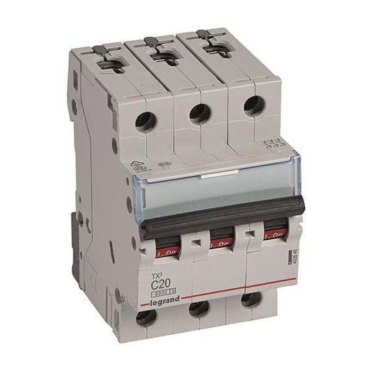 Legrand 403546 TX3 LS-Schalter C 20A     3-polig 6kA 400VAC 3TE