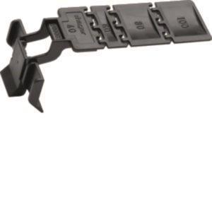 Hager Klammer Polystyrol zu      BA7CLIP Verdrahtungskanal BA7/HA7 ab Breite 40mm