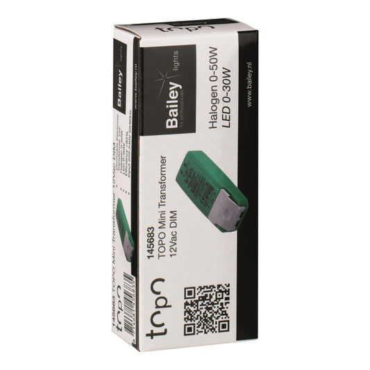 BAIL TOPO Mini elektr. Trafo      145683     230/12V AC 0-50W/LED 0-30W dimmbar