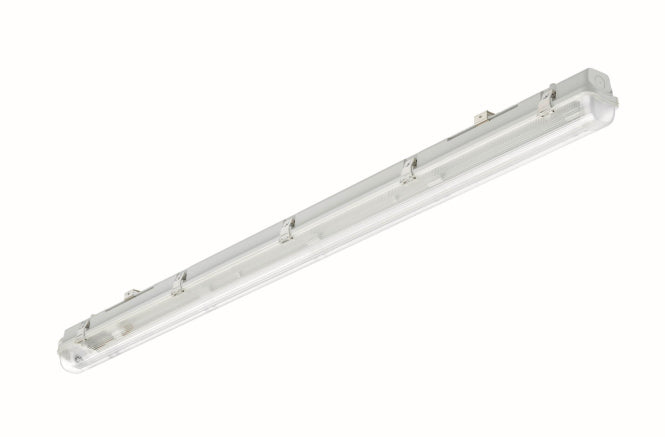 PHIL Feuchtraumleuchte IP65 Grau WT050C  für 1x LED-Tube 1500mm 230V (KVG/VVG)