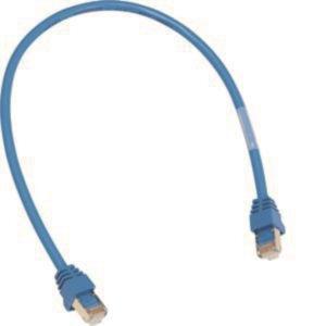 Hager Patchleitung 2m blau    ZZ45WAN200 m.2xRJ45 Stecker f.WAN-Anwendung
