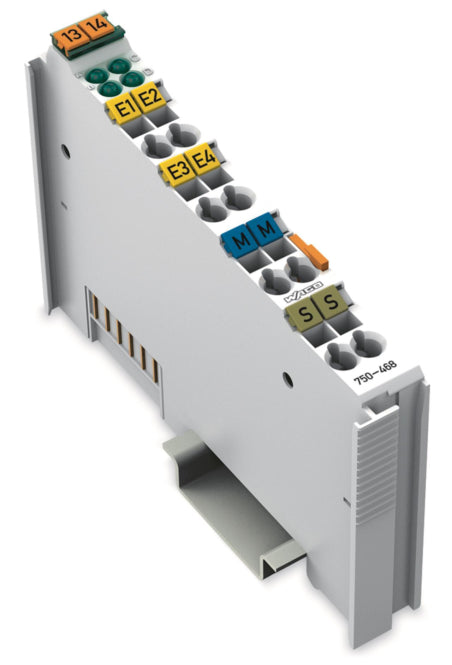 WAGO 750-468 4-Kanal-Analogeingang,DC 0   10 V, Single-Ended,lichtgrau