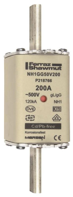 Mersen 1B171.000000 NH1 200A gG 500V     NH-Sicherung sfü spannungsführend