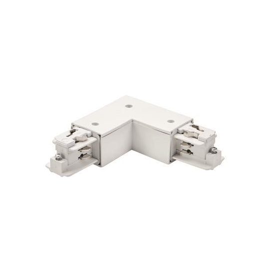 BRUM 3PH-Eckverbinder DALI ws   87126070 ONETRACK, weiß Schutzleiter innen