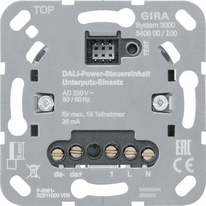 GIRA 540600 S3000 DALI Power-            Steuereinheit UP-Einsatz Einsatz