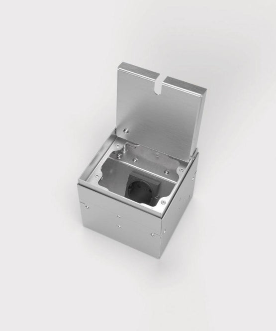 BS Bodensteckdose 8901B 1x     8901B-1-0 Schuko, belegbar 8901B-1-0