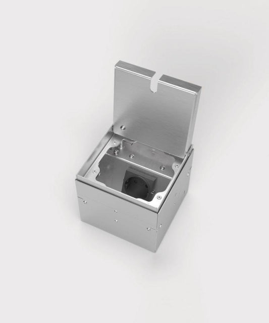 BS Bodensteckdose 8901B 1x     8901B-1-0 Schuko, belegbar 8901B-1-0