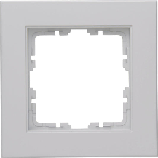 Kopp HK07-Abdeckrahmen 1-fach  402134002 Farbe:grau matt