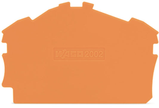 WAGO 2002-6392 Abschluss-und             Zwischenplatte,0,8 mm dick,orange