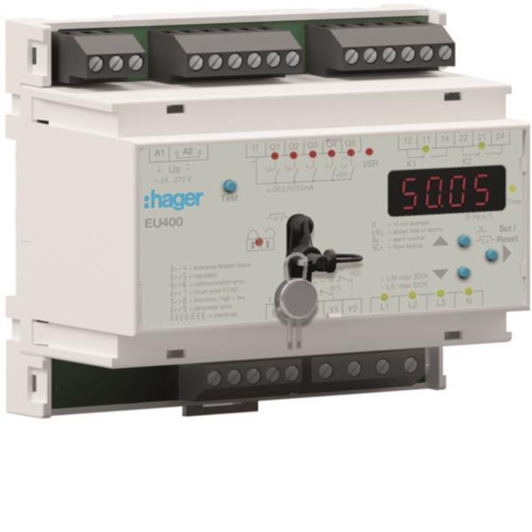 Hager Spannungs-u.Frequenzrelais   EU400 NA Schutz nach VDE AR-N 4105