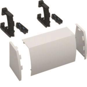 Hager Kabelrangierkanal 1feldig   FZ441N aufsteckbar HxBxT176x300x135mm RAL9010