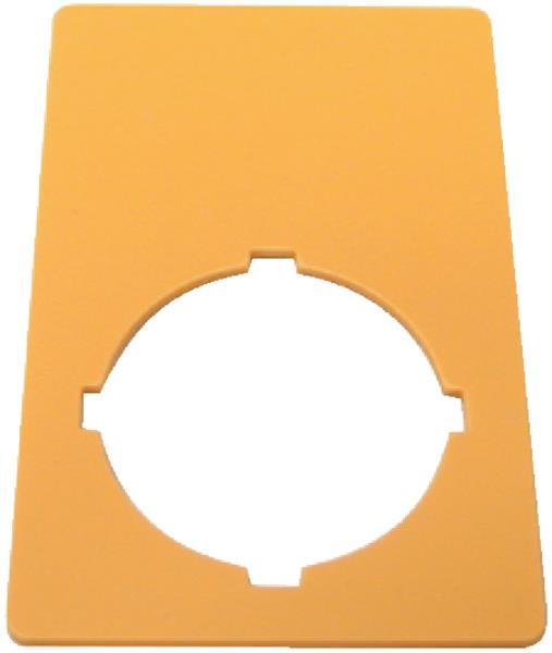 EATON M22-XZK1-D99 Schild NOT-    121089 HALT 50x33mm gelb NOT-HALT 121089