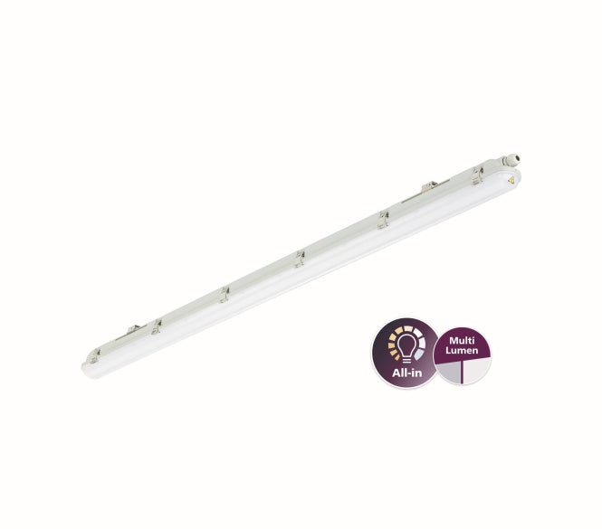 PHIL Ledinaire FR-Leuchte WT065C 1500mm  30/53W 4100/6800lm 4000K IP65 PC