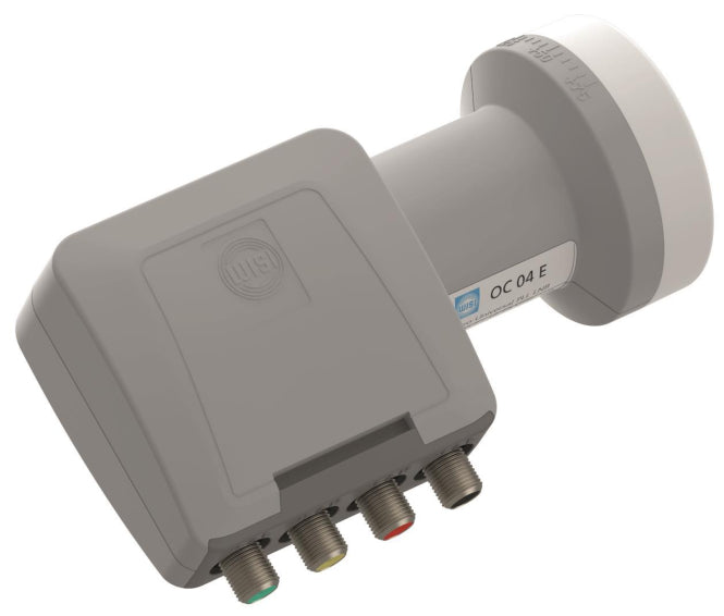 WISI Speisesystem Quattro          OC04E lichtgrau 40mm Feed universal LTE-safe