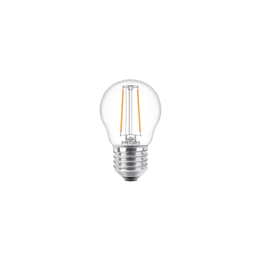 PHIL CorePro LEDluster 2-25W/827             Tropfen E27 250lm Glas klar   EEK E