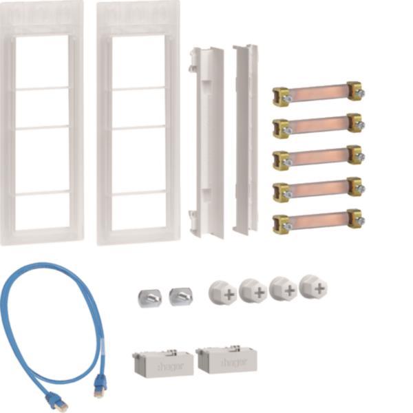 Hager Verbindungssatz universZ    ZM02MS 3Punkt Schrank/Schrank m.WAN-Verbindung
