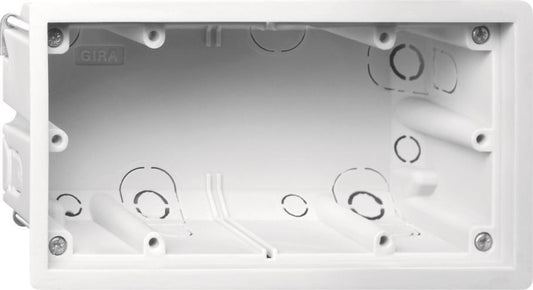 GIRA 289700 Gerätedose 2fach flach E2