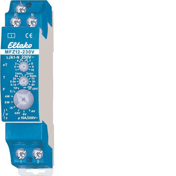 Eltako MFZ12-230V Multifunktions         Zeitrelais 10Fkt 1S potenz.     23100530
