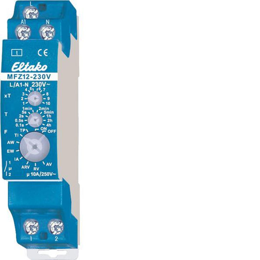 Eltako MFZ12-230V Multifunktions         Zeitrelais 10Fkt 1S potenz.     23100530