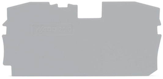 WAGO 2010-1291 Abschluss-und             Zwischenplatte,1 mm dick,grau