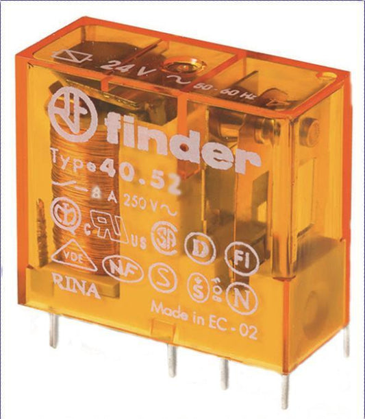 Finder Steck-/Printrelais                40.52.8.230.5000 2W 8A 230VAC