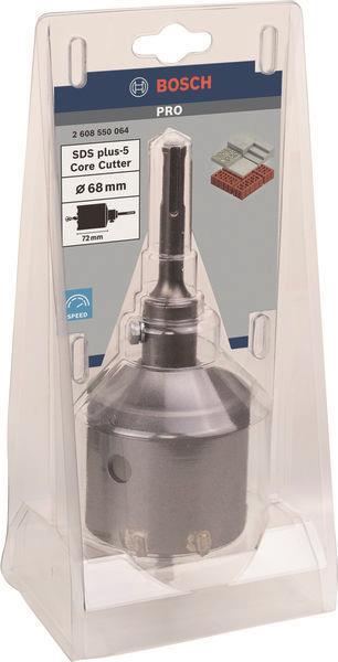 Bosch Hohlbohrkronen-Set 68mm            SDS plus-Aufnahmeschaft, Zentrierbohrer
