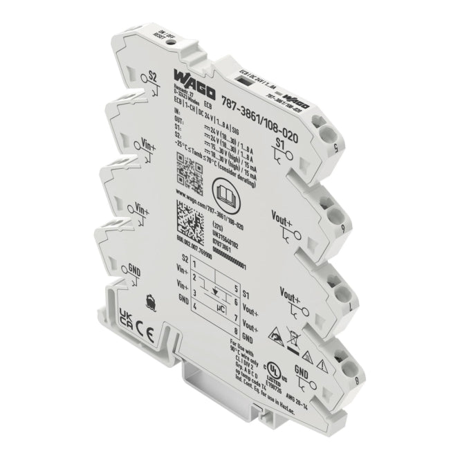 WAGO 787-3861/108-020 Elektronischer     Schutzschalter,1-kanalig