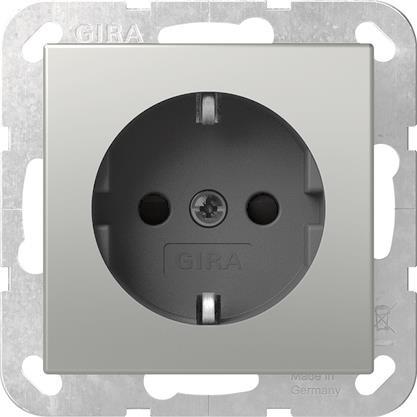 GIRA 4188600 SCHUKO-Steckdose System 55  Edelstahl