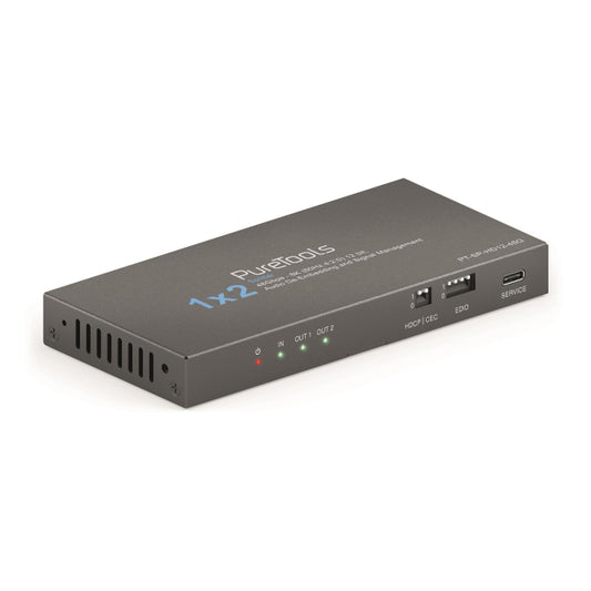 PureLink HDMI Splitter    PT-SP-HD12-48G 1x2 48Gbps 8K(60Hz 4:2:0) 12 bit, Audio