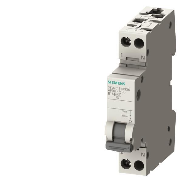 Siemens AFDD-MCB B16 2pol  5SV6016-6KK16 230V 1TE Brandschutzschalter