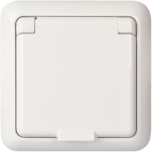 ELSO UPWG Fashion Schuko          225044     1fach reinweiss IP44