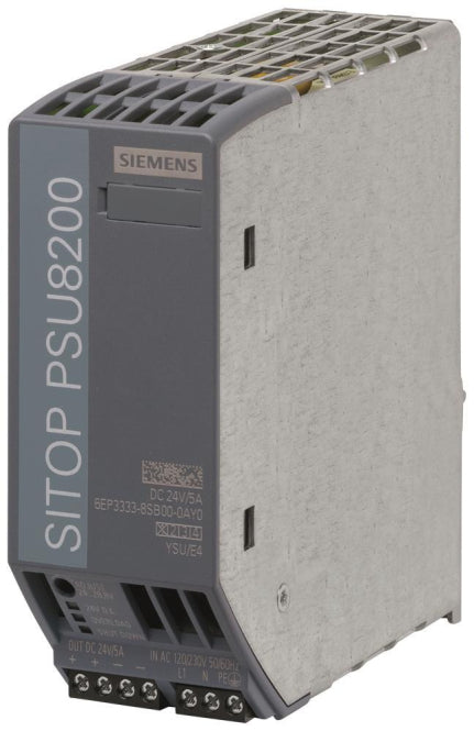 Siemens 6EP33338SB000AY0 SITOP PSU8200   24V/5A geregelte Stromvers. 24VDC/5A