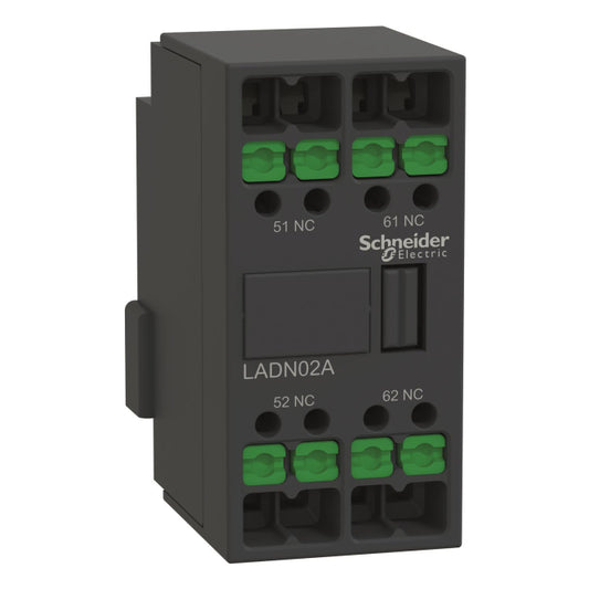 Schneider Hilfsschalterblock 2Ö  LADN02A SnapIN Anschlussklemmen