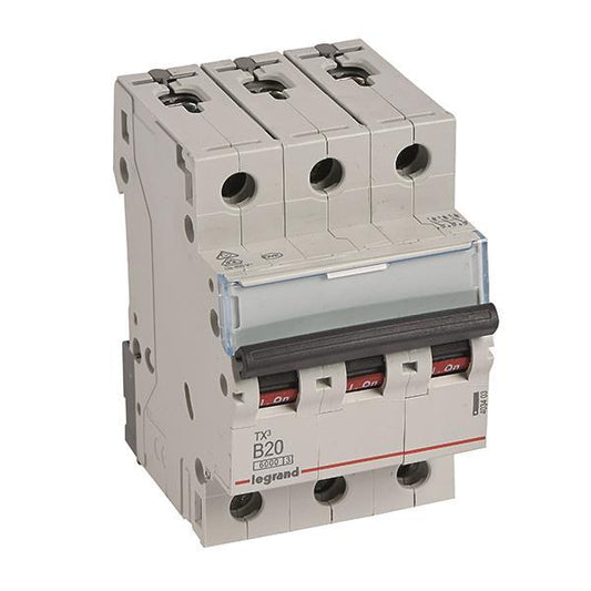 Legrand 403403 TX3 LS-Schalter B 20A     3-polig 6kA 400VAC 3TE
