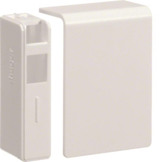 Hager Endstück kaschierend  SL2005569016 hfr PC/ABS 20x55mm verkehrsweiß