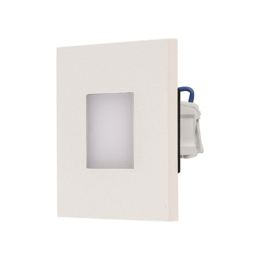 EVN Wandeinbauleuchte weiss     LQ41802W    1,8W 55lm 3000K IP44 76x76mm ET40mm