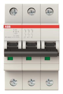 ABB Compact Automat S203-K 32A              3-polig GH S203 0001 R0537