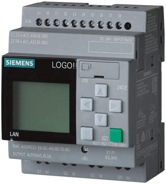 Siemens LOGO! 24 CE   6ED1052-1CC08-0BA2 LOGO 8.4