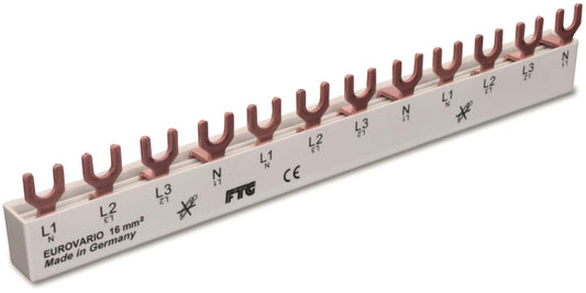 FTG Gabel E12 4p 16qmm           ES41216 Sammelschiene Eurovario f.Legr Hager