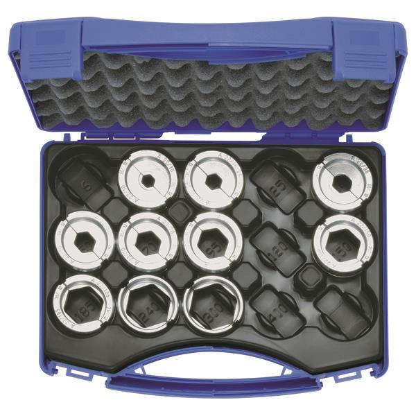 Klauke Presseinsatzset K22er A    A22SET 10-300qmm im KS-Koffer 11tlg