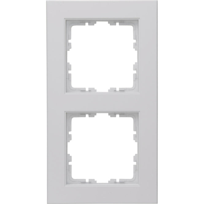 Kopp HK07-Abdeckrahmen 2-fach  402634007 Farbe:grau matt