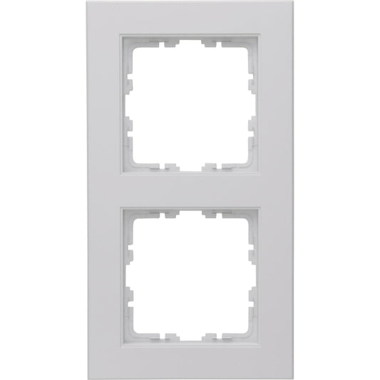 Kopp HK07-Abdeckrahmen 2-fach  402634007 Farbe:grau matt