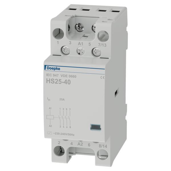 DOEP Installationsschütz    HS25-40/230V **   4S 25A 230V