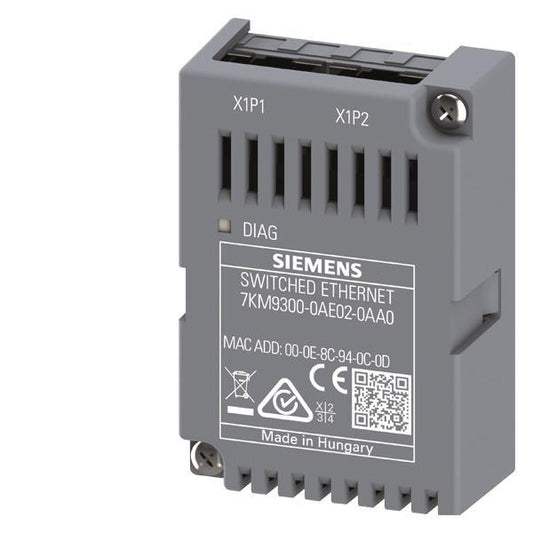 Siemens               7KM9300-0AE02-0AA0 Erweiterungsmodul Switched Ethernet PROF