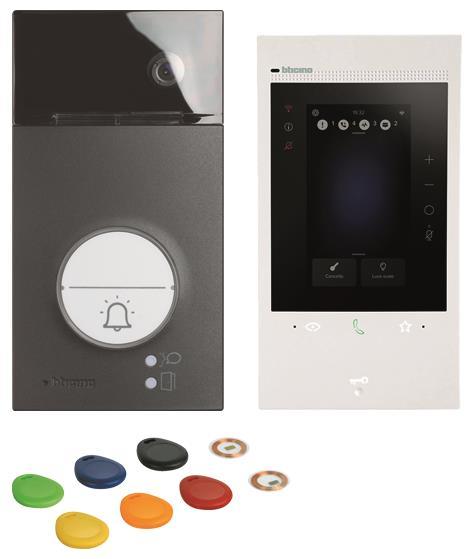 BTicino 363915 Flex'ONE Video-Set m.Tür- station LINEA3000Black+CLASSE300EOS with