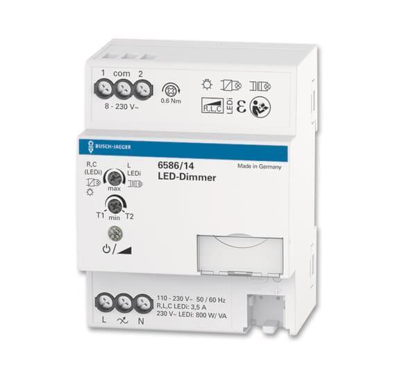 BJ Busch-Dimmer grau             6586/14 Busch-Dimmer Dimmer REG konventionell