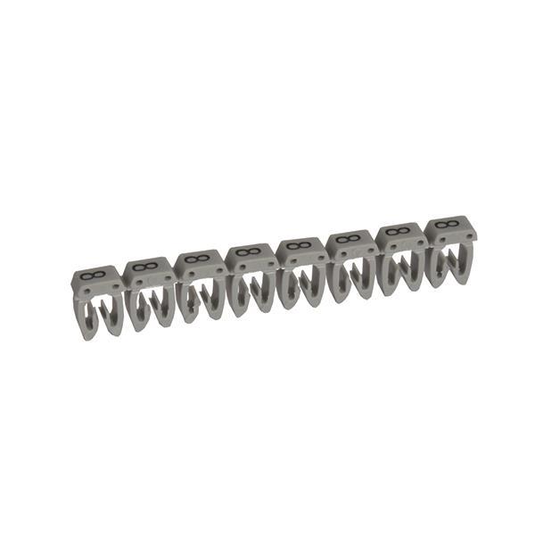 Legrand 038218 Kennzeichnungssystem CAB3 0,5-1,5qmm Ziffer:8 grau