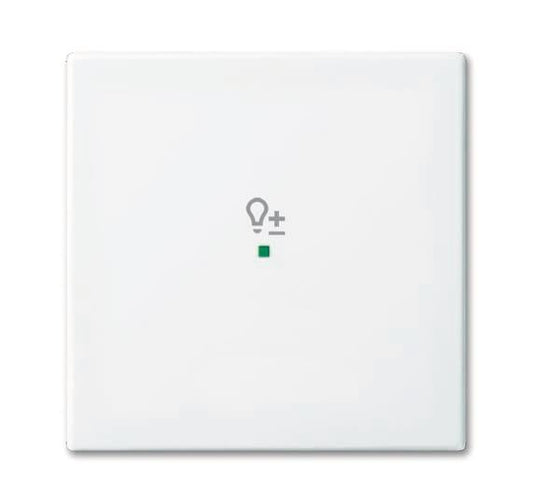 BJ Wippe 1f Dimmer alpinweiß 6234-10-914   Busch-free@home balance SI